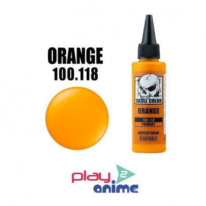 SKULL COLOR Orange 100.118