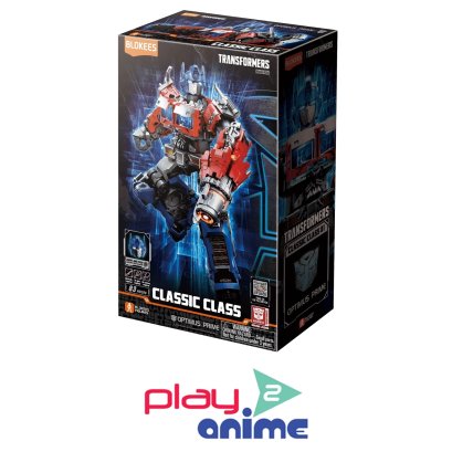 Blokees Figures - Transformers 71141 - Classic Class 01 - Optimus Prime (Model Kit-Luminous Eyes）