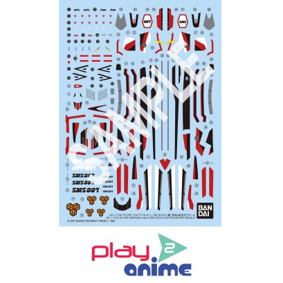 (Pre-order) พร้อมจัดส่งประมาณเดือน 03 ปี 2026 ครับ  HG 1/100 VF-25F MESSIAH VALKYRIE ALTO CUSTOM WATER DECALS