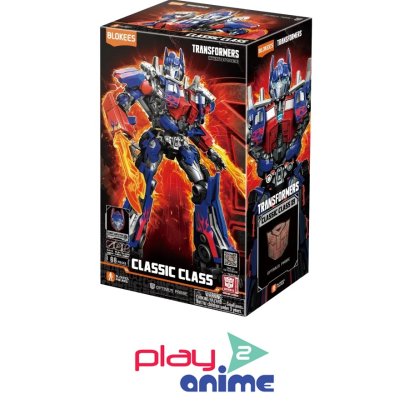 Blokees Figures - Transformers 71157 - Classic Class 09 - Movie 1 Optimus Prime (Model Kit-Luminous Eyes）
