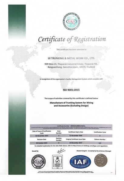 ISO 9001:2015 CERTIFICATION