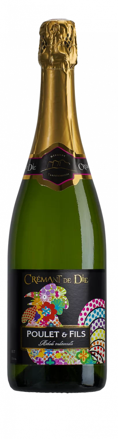 Poulet & Fils -  Sparkling Wine Cremate De Die Blanc Brut A.O.P 750 ml