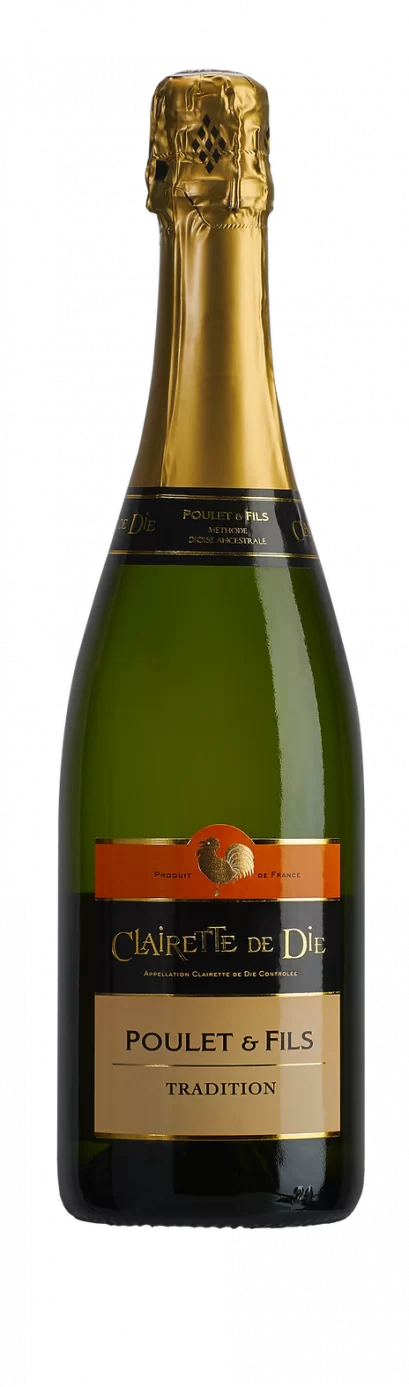 Poulet &  Fils -Sparkling Wine -Clairette de Die Tradition Blanc A.O.P 750ml