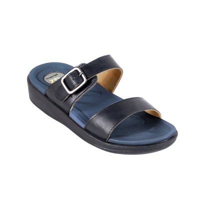 Navy Black Twin Strap