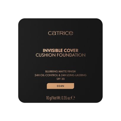Catrice Invisible Cover Cushion Foundation 024N - คาทริซ อินวิซิเบิ้ล คัฟเวอร์ คุชชั่น ฟาวเดชั่น 024N
