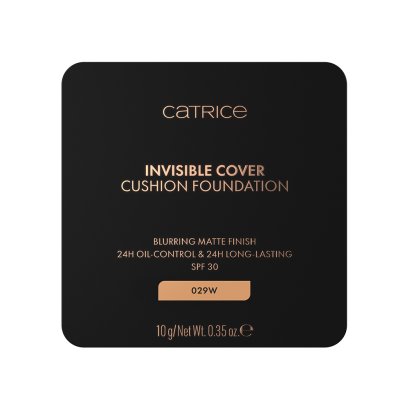 Catrice Invisible Cover Cushion Foundation 029W - คาทริซ อินวิซิเบิ้ล คัฟเวอร์ คุชชั่น ฟาวเดชั่น 029W
