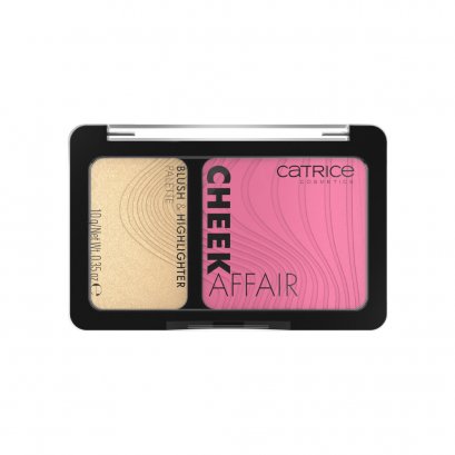 Catrice Cheek Affair Blush &amp; Highlighter Palette 010 - คาทริซชีคอัฟแฟร์บลัชแอนด์ไฮไลท์เตอร์พาเลตต์010
