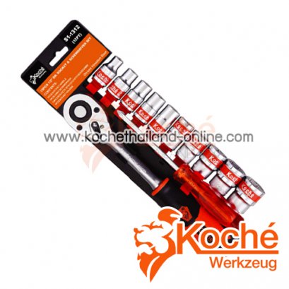 KCH013 บล็อกชุดพร้อมไขควง 13 ตัวชุด SQ.DR.1/2"