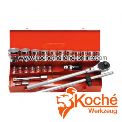 KCH055 บล็อกชุด 24 ตัว SQ.DR.3/4"