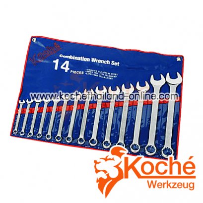 KCH012S ประแจแหวนข้างปากตายชุด (หุน)