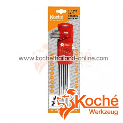 KCHW03SL ประแจหกเหลี่ยมหัวท็อกซ์มีรู
