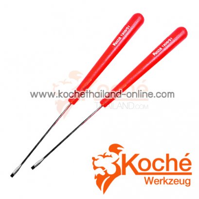 KS-1900 ไขควงแกนกลมด้ามเรียว ปากแบน No.1900/S