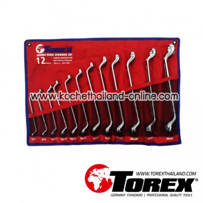 TPQ-TRDRS12 (6-32 มม.) ประแจแหวนชุด 12 ตัว TOREX