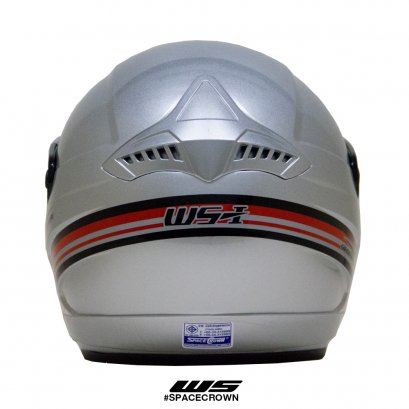 หมวกกันน็อคสเปซคราวน์ เปิดหน้า WS สีบรอนซ์