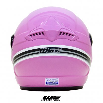 หมวกเปิดหน้าสีชมพู รุ่น WS-1