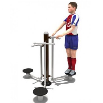 อุปกรณ์บริหารเอว 3 คน-เครื่องออกกำลังกายกลางแจ้ง