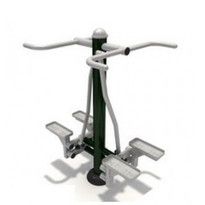 อุปกรณ์ก้าวย่ำบริหารขาคู่-เครื่องออกกำลังกายกลางแจ้ง