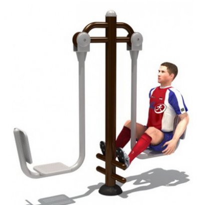 อุปกรณ์บริหารขาเหยียดคู่-เครื่องออกกำลังกายกลางแจ้ง