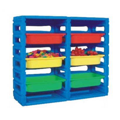 ชั้นวางของน็อคดาวน์ (แถวคู่)-เฟอร์นิเจอร์เด็ก