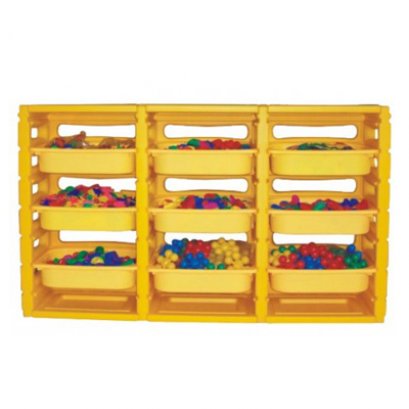 ชั้นวางของน็อคดาวน์ (สามแถว)-เฟอร์นิเจอร์เด็ก