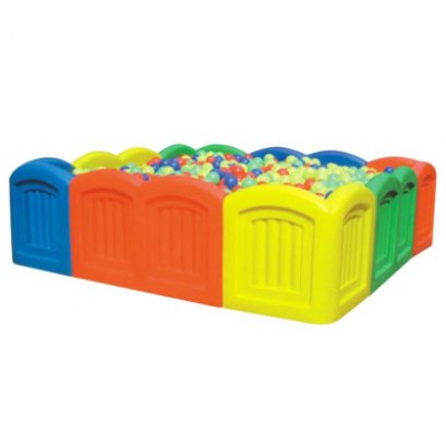 บ่อบอลสี่เหลี่ยมขอบมน (6ตร.ม.)-ของเล่นพลาสติก