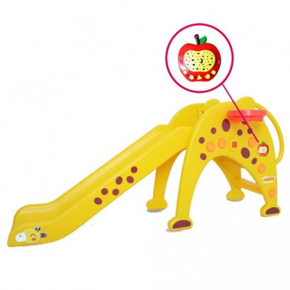 กระดานลื่นยีราฟคอยาว เล่าเรื่อง-ของเล่นพลาสติก