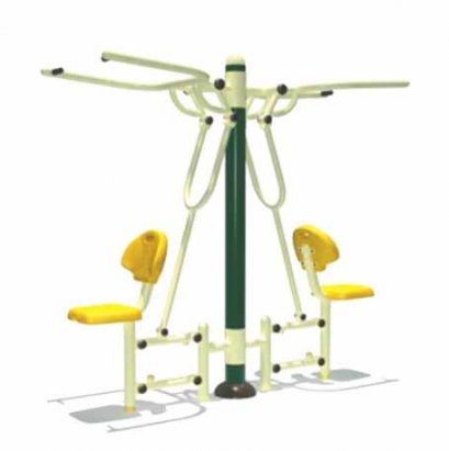 อุปกรณ์ดึงบริหารกล้ามแขนคู่-เครื่องออกกำลังกายกลางแจ้ง