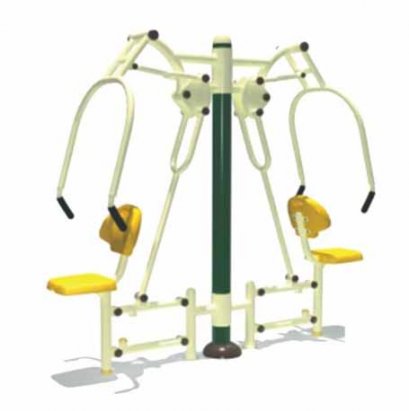 อุปกรณ์ผลักบริหารกล้ามแขนคู่-เครื่องออกกำลังกายกลางแจ้ง