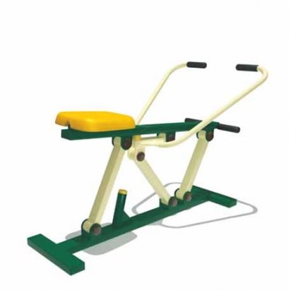 อุปกรณ์กรรเชียงบกเดี่ยว-เครื่องออกกำลังกายกลางแจ้ง 