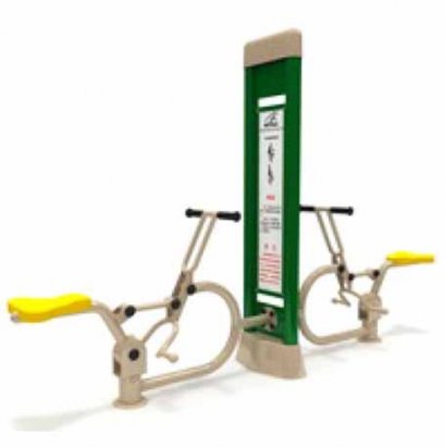 สถานีม้าโยกบริหารหน้าท้องคู่-เครื่องออกกำลังกายกลางแจ้ง