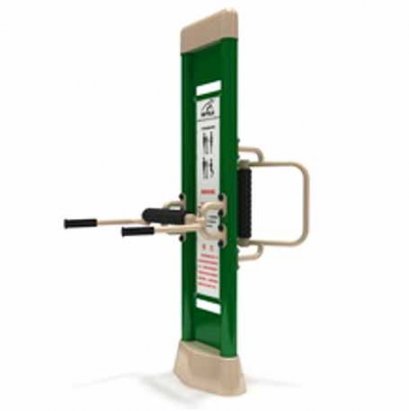 สถานีนวดหลังและเอวคู่-เครื่องออกกำลังกายกลางแจ้ง