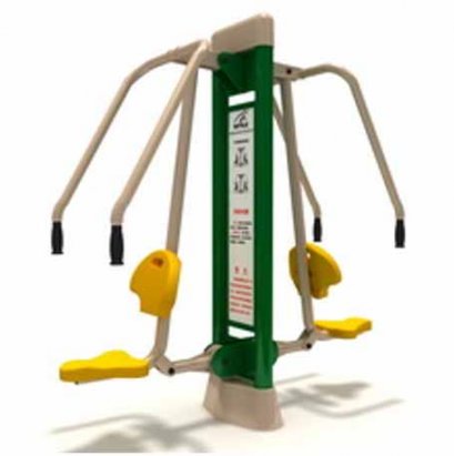 สถานีผลักบริหารกล้ามแขนคู่-เครื่องออกกำลังกายกลางแจ้ง 