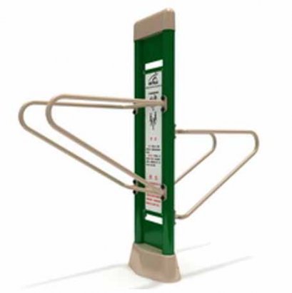 สถานีบาร์โหนยกตัวคู่-เครื่องออกกำลังกายกลางแจ้ง