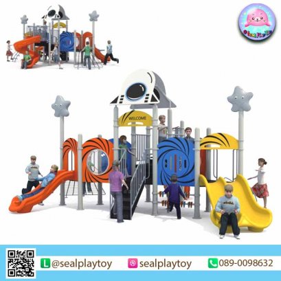 เครื่องเล่นสนาม-PE สถานีอวกาศ SP-PG-PE909 by Sealplay