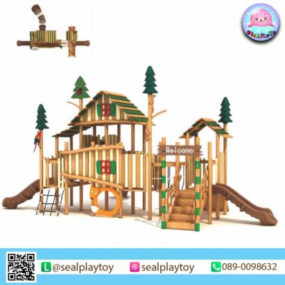 เครื่องเล่นสนามไม้ SP-PG-WE2211 by Sealplay