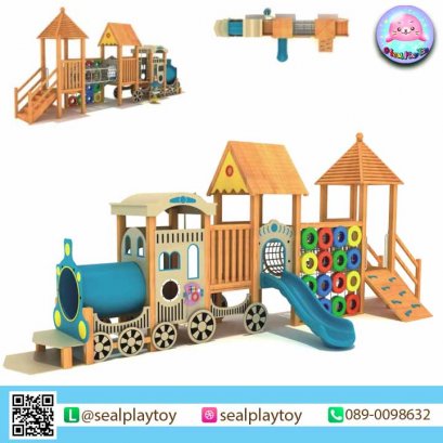 เครื่องเล่นสนามไม้ SP-PG-WK2202 by Sealplay