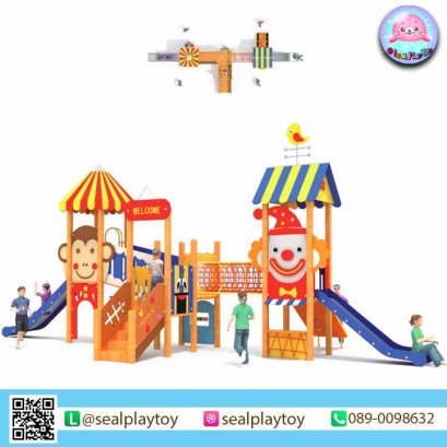 เครื่องเล่นสนามไม้ SP-PG-WK2212 by Sealplay