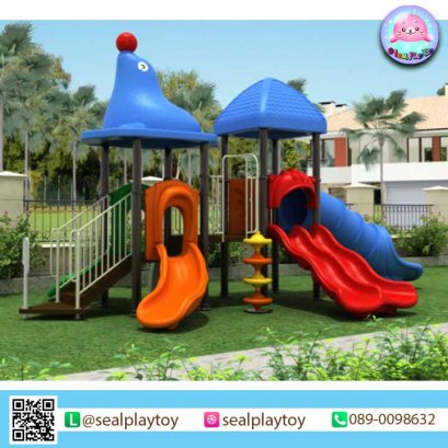 เครื่องเล่นสนาม A+ SEAL PLAY SLIDE by Sealplay