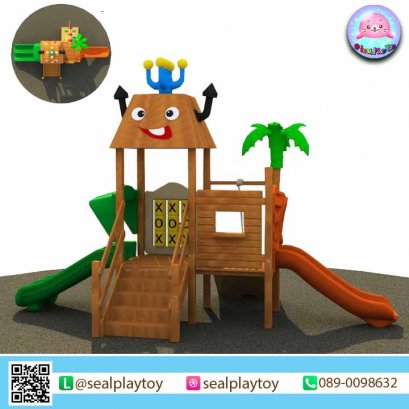 เครื่องเล่นสนามไม้ VIKING FORTRESS by Sealplay