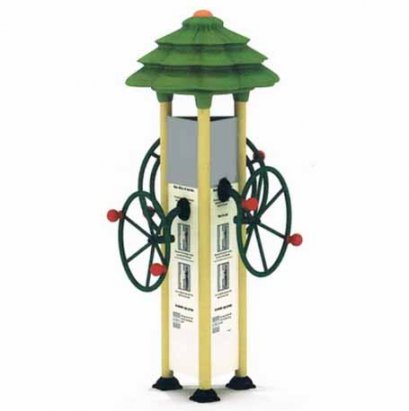 เครื่องออกกำลังกายล้อหมุนบิดตัว 3สถานี by Sealplay