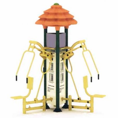 เครื่องออกกำลังกายผลักแขนบริหารอก 3สถานี by Sealplay