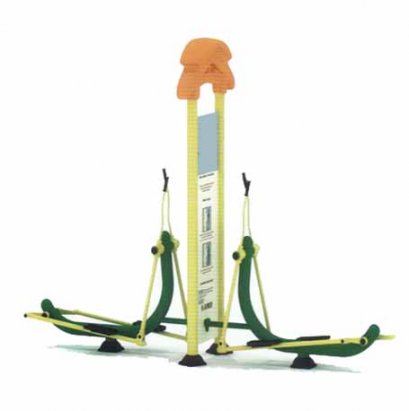 สถานีจักรยานก้าวเดินคู่-เครื่องออกกำลังกายกลางแจ้ง