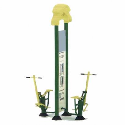 สถานีจักรยานบริหารหน้าท้องคู่-เครื่องออกกำลังกายกลางแจ้ง 