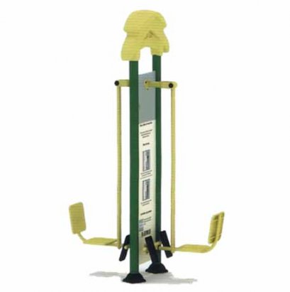 สถานีบริหารขาเหยียดคู่-เครื่องออกกำลังกายกลางแจ้ง