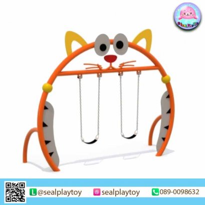 ชิงช้าแมวน้อยครึ่งวงกลม - ของเล่นสนาม by Sealplay