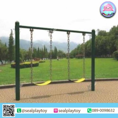 ชิงช้าขาตัว I 2 ที่นั่ง - ของเล่นสนาม by Sealplay