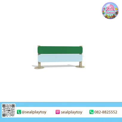 แผงกระโดดสุนัข 2 ขั้น อุปกรณ์ Dog Agility ผลิตจากโครงเหล็กกัลวาไนซ์และแผ่น PE สำหรับฝึกการกระโดด ความคล่องตัว และการประสานงานของสุนัข by Sealplay