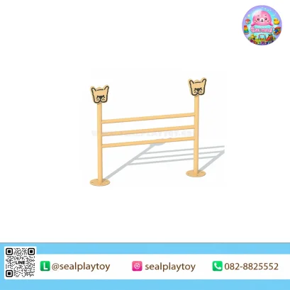 รั้วกระโดดสุนัข 3 ระดับ อุปกรณ์ฝึก Dog Agility ผลิตจากโครงเหล็กกัลวาไนซ์และแผ่น PE สำหรับฝึกการกระโดด ความคล่องตัว และการออกกำลังกายของสุนัข by Sealplay