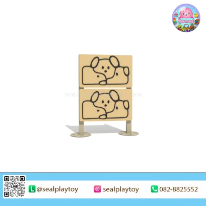 แผงกำหนดเส้นทางสุนัข อุปกรณ์ Dog Agility ผลิตจากโครงเหล็กกัลวาไนซ์และแผ่น PE สำหรับฝึกการเปลี่ยนทิศทางและกำหนดเส้นทางการเคลื่อนไหวของสุนัข by Sealplay