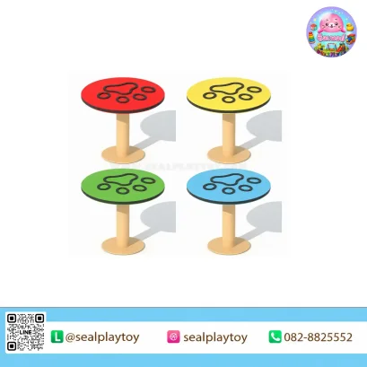 แท่นฝึกยืนสุนัข อุปกรณ์ Dog Agility ผลิตจากโครงเหล็กกัลวาไนซ์และแผ่น PE สำหรับฝึกการยืน การทรงตัว และการเชื่อฟังคำสั่งของสุนัข by Sealplay